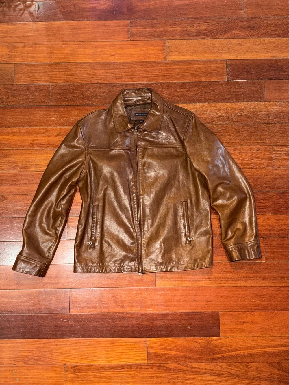 Banana Republic Brown Leather Men’s Jacket Large